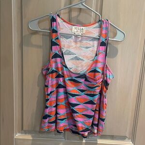 Billabong Women's Colorful Geometric Tank Top